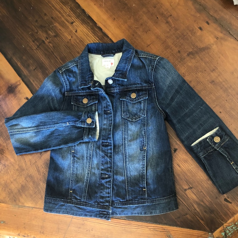 CrewCuts bluejean jacket - Picture 2 of 3